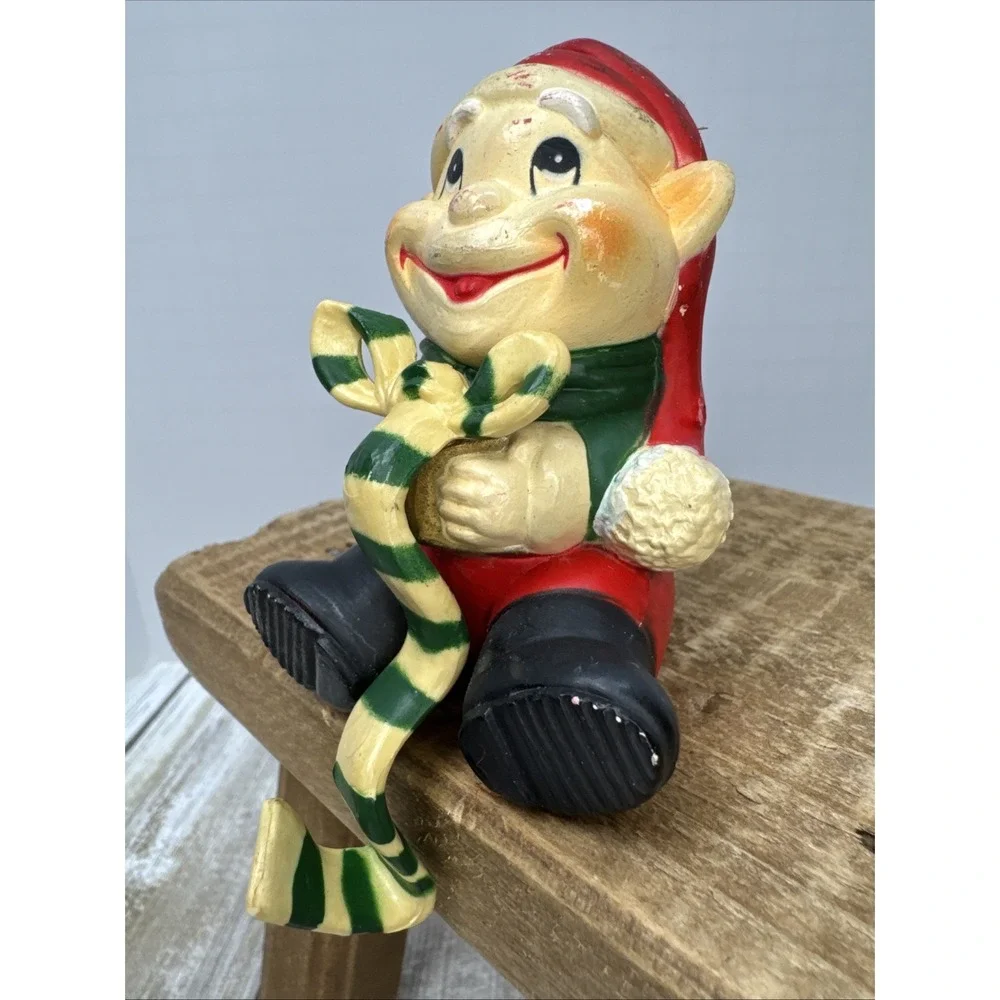 RALPH ELF Stocking Holder (1986-ish Nationwide NFR) Vintage Black Boots See Pics